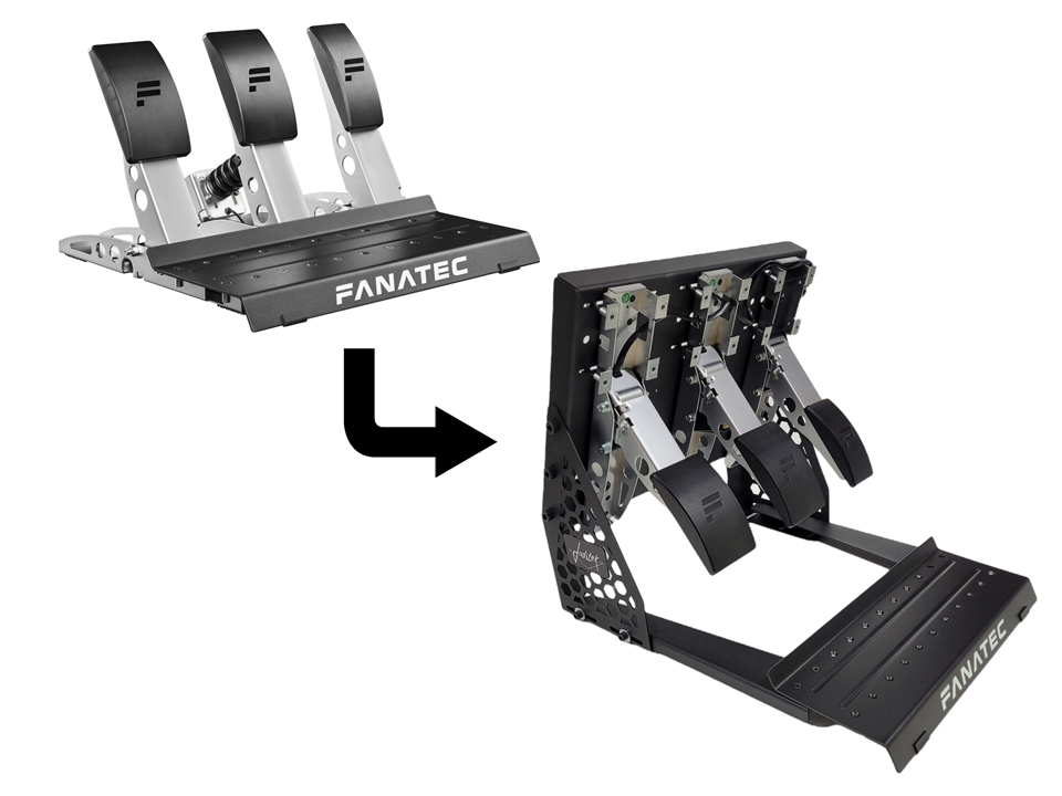 Dual Kit for Inverted Pedals Mod Fanatec New CSL & CSL Elite 